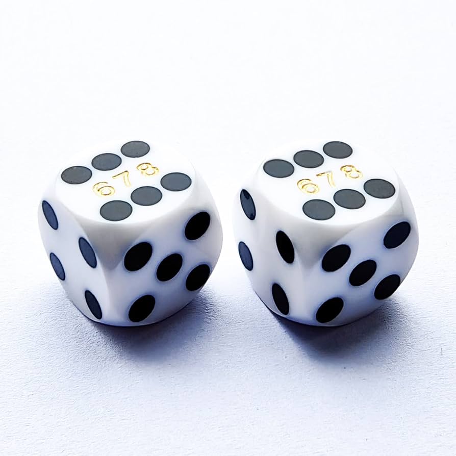 Amazon | Bescon Professional Precision Dice Round Corner 9